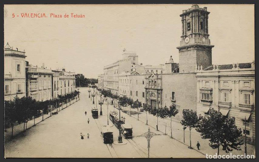 Postais: Valencia. VALENCIA. Plaza de Tetu&aacute;n.