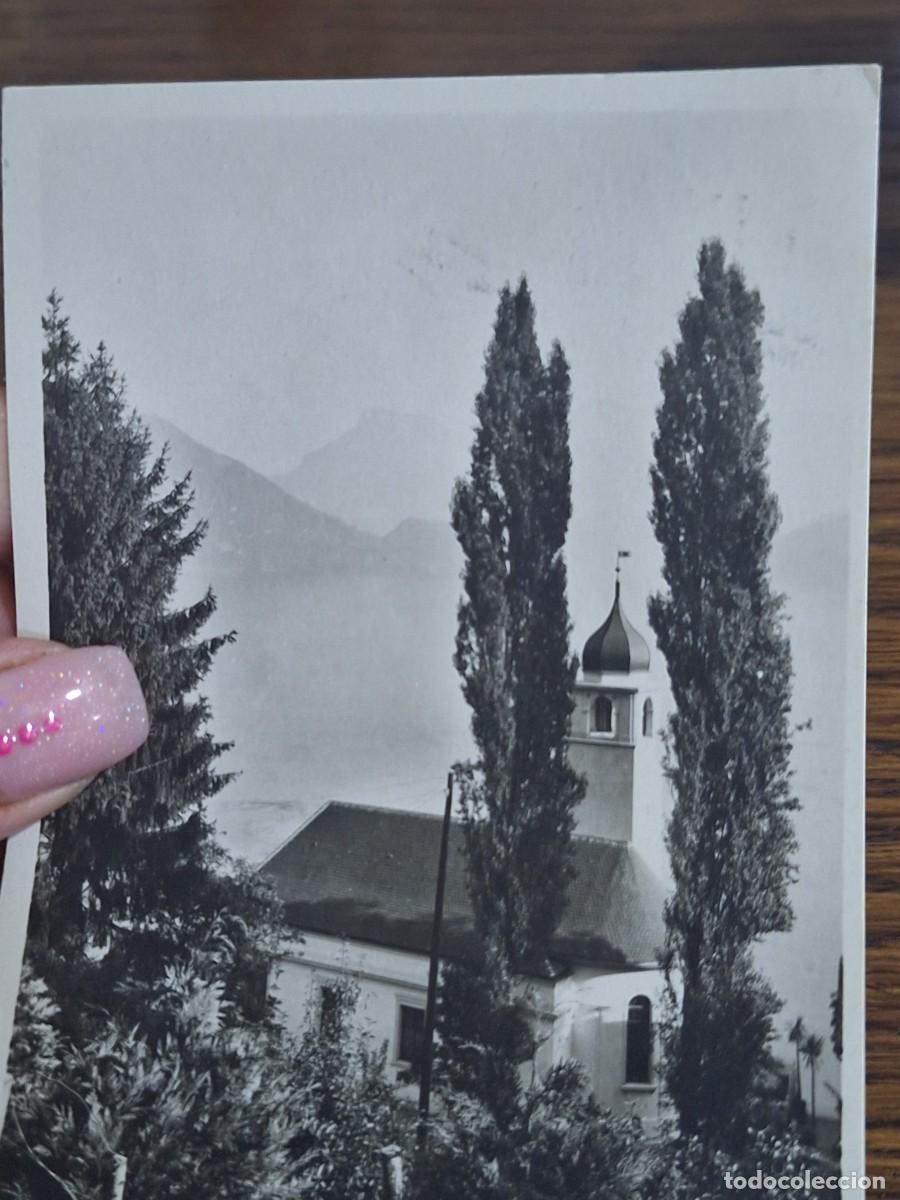 Postales: Antigua postal Weggis . Protestant Kirche - Foto 5