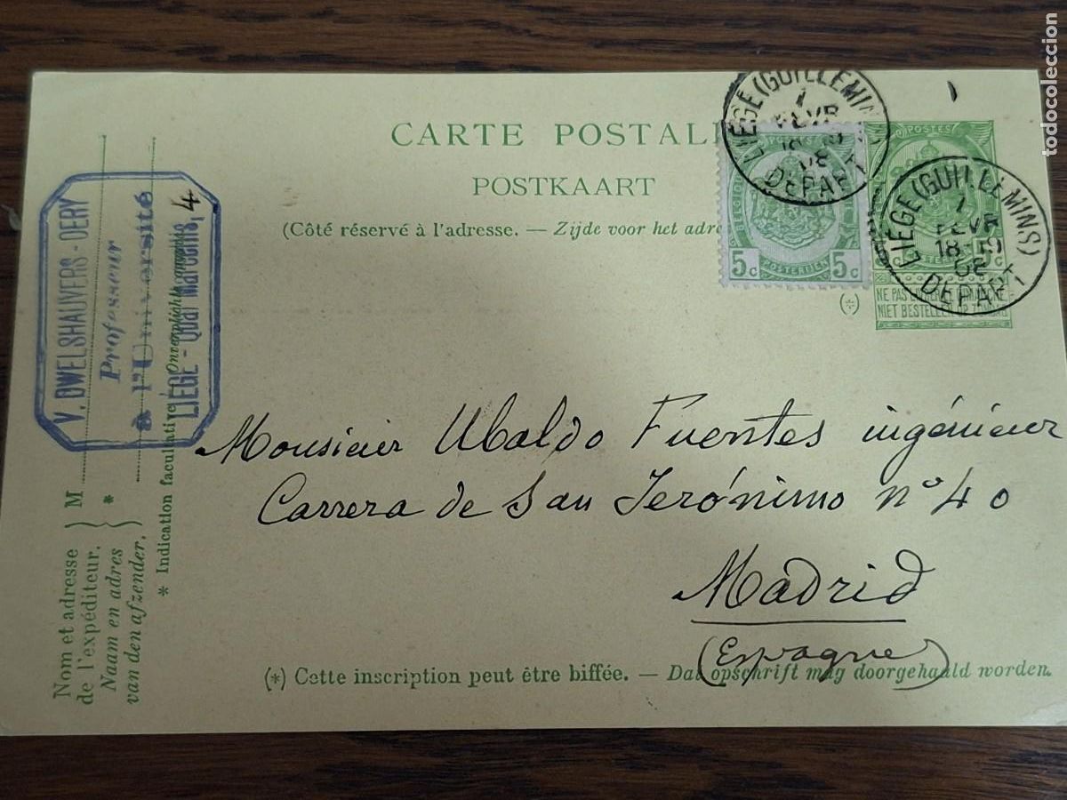 Postales: Tarjeta postal 1908 . - Foto 1