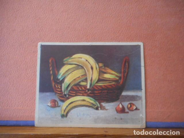 Cartoline: BONITA POSTAL CIRCULADA. DIBUJO DE PLATANOS