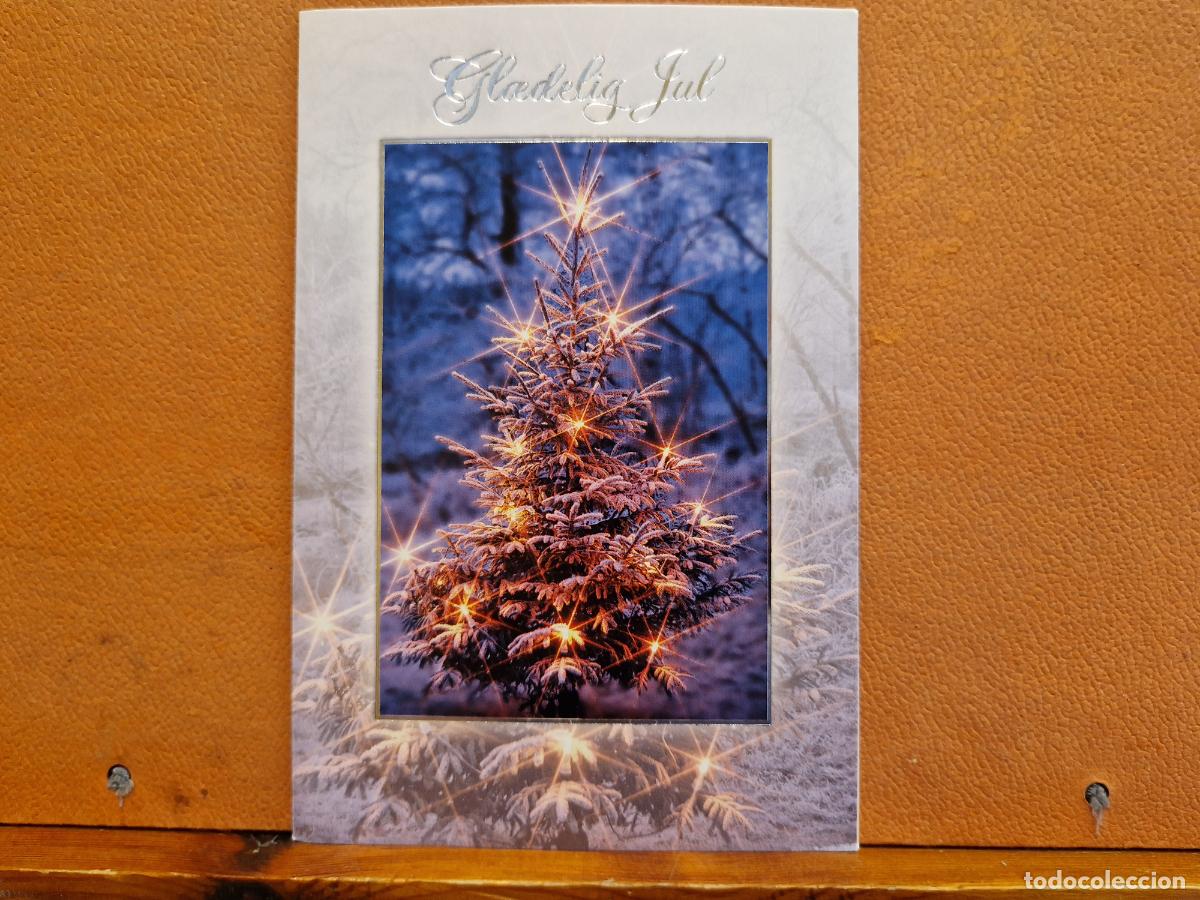 Postais: BONITA POSTAL DE NAVIDAD CIRCULADA. DIPTICO. ARBOL DE NAVIDAD