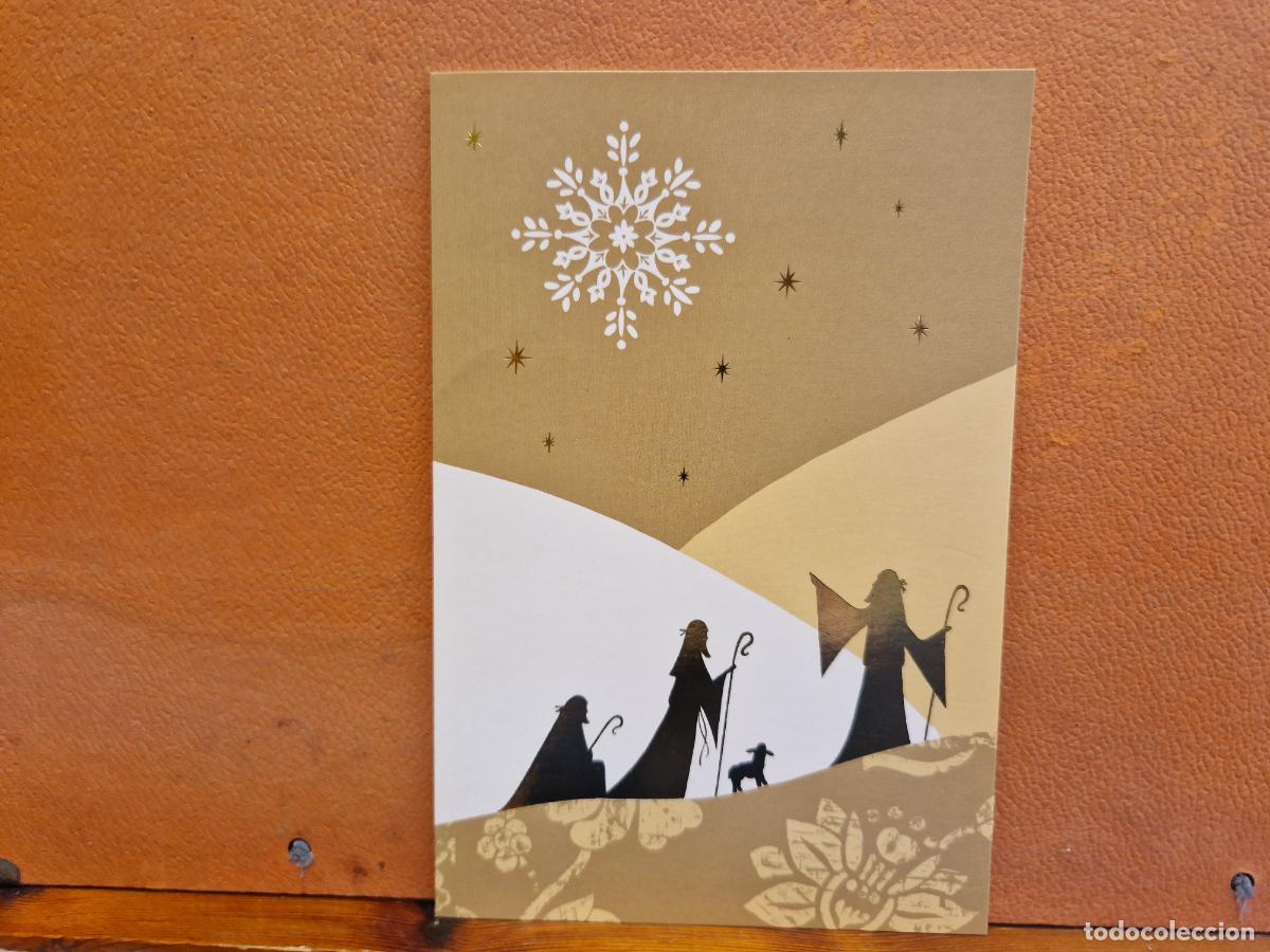 Postais: BONITA POSTAL DE NAVIDAD CIRCULADA. DIPTICO. TRES REYES MAGOS