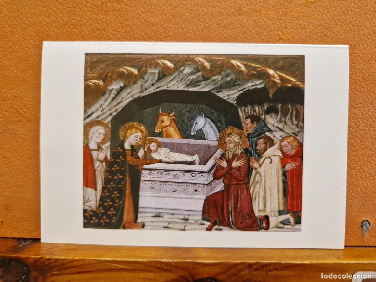 Postais: BONITA POSTAL DE NAVIDAD CIRCULADA. DIPTICO. ESCENA DEL NACIMIENTO DE JES&Uacute;S