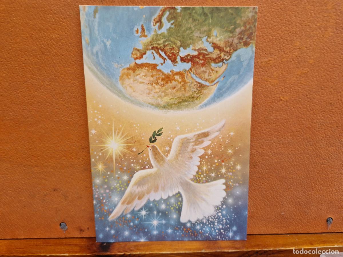 Postais: BONITA POSTAL DE NAVIDAD CIRCULADA. DIPTICO.