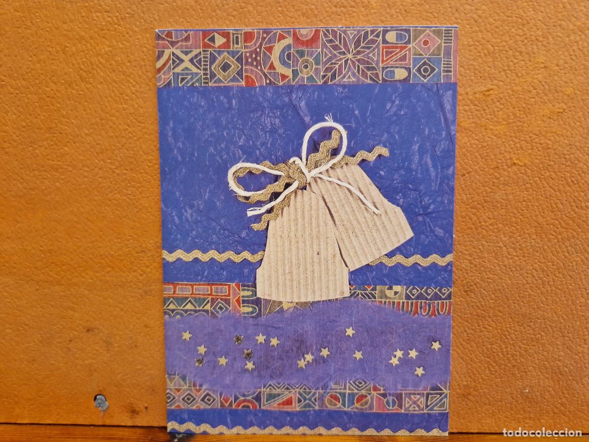 Postais: BONITA POSTAL DE NAVIDAD CIRCULADA. DIPTICO. CAMPANAS