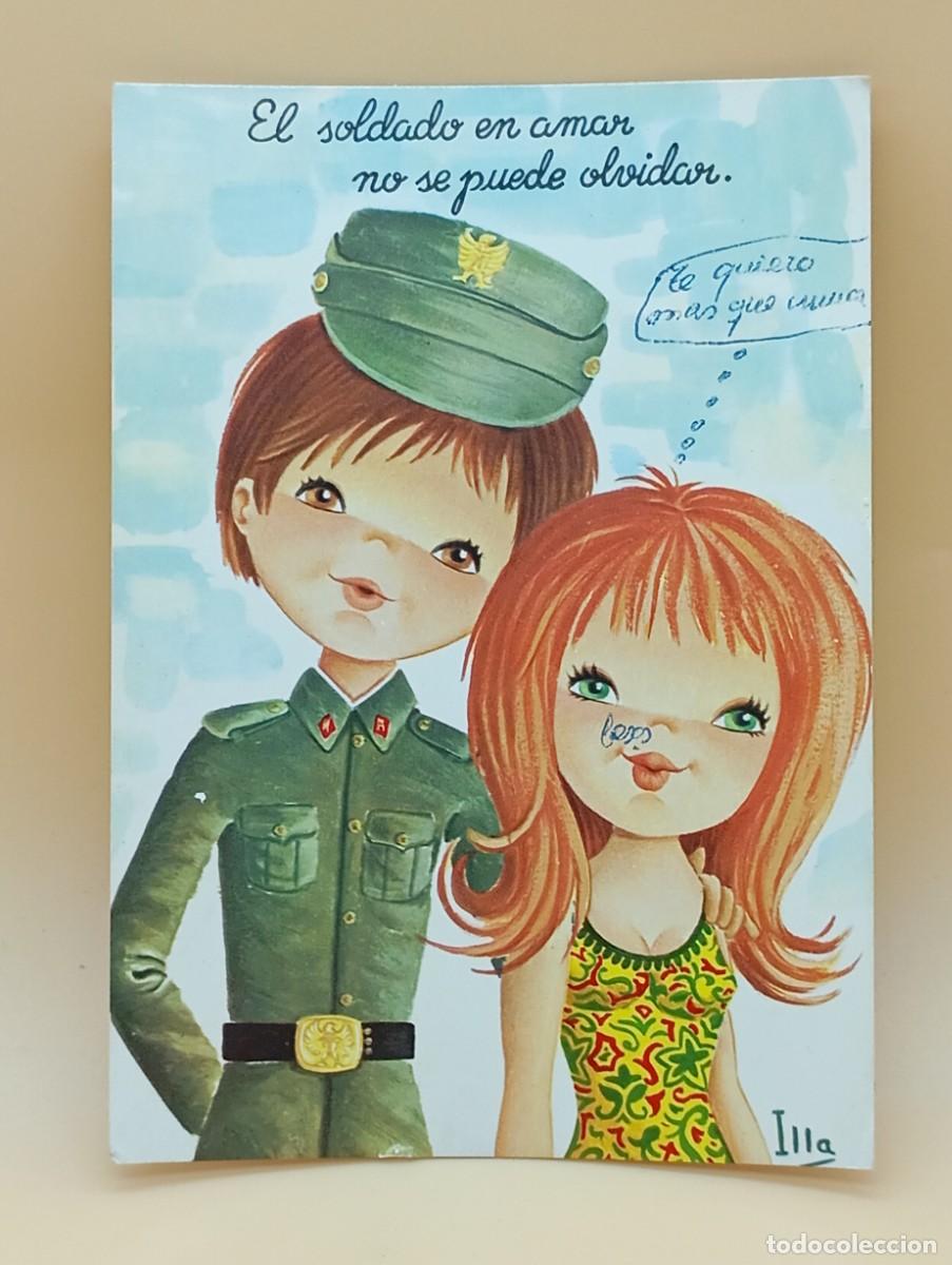 Postales: POSTAL PAREJA DE ENAMORADOS-CIRCULADA - Foto 1