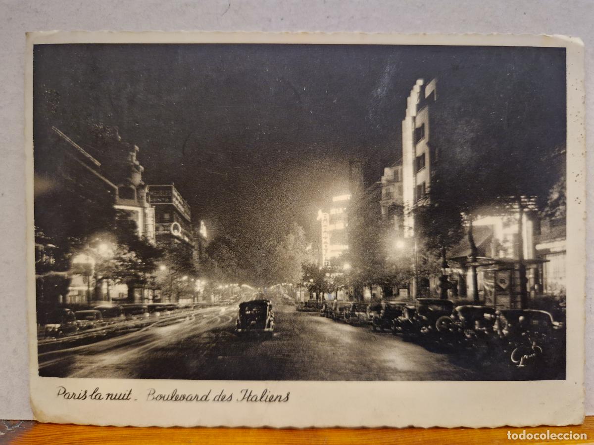 Postais: BONITA POSTAL CIRCULADA. PARIS BY NIGHT.