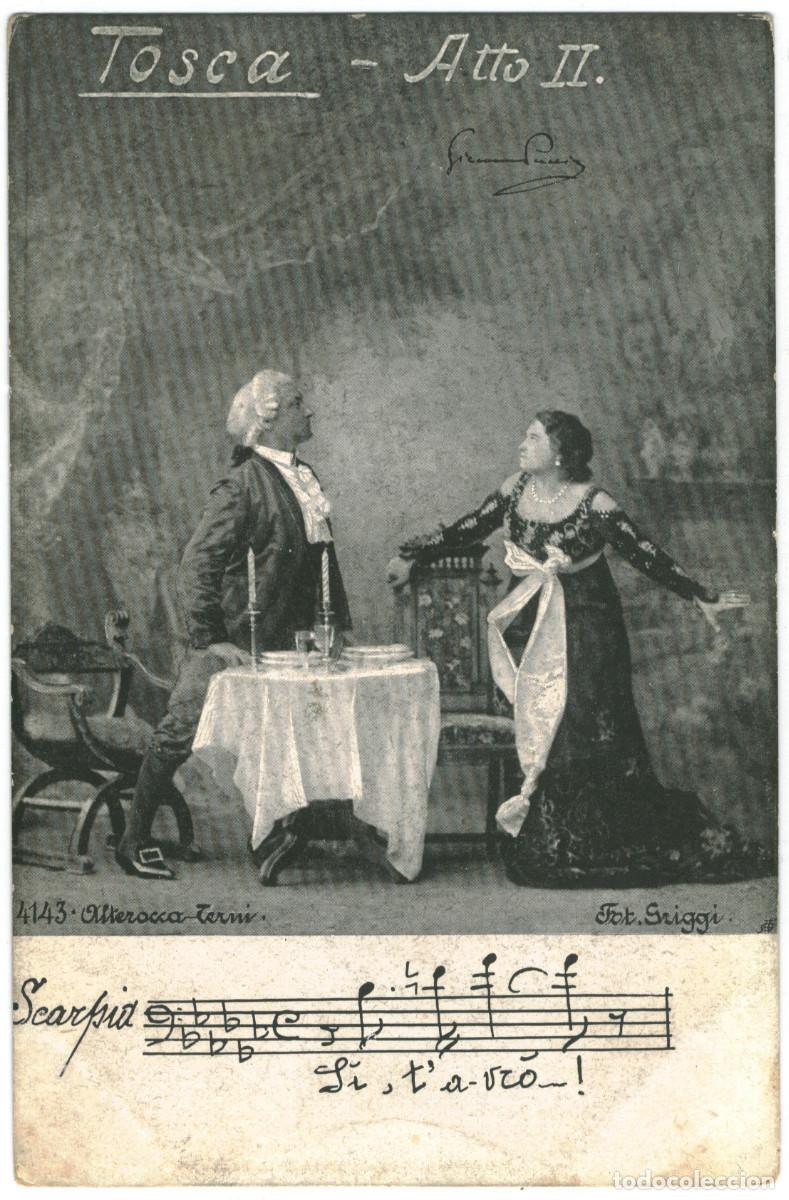 Postales: Tosca (Opera)_Alterocca Terni 3183, 3189 y 4143 - Foto 2