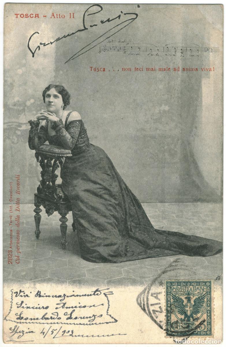 Postales: Tosca (&oacute;pera)_Alterocca Terni 2821-2823, 2825 y 2826 - Foto 1