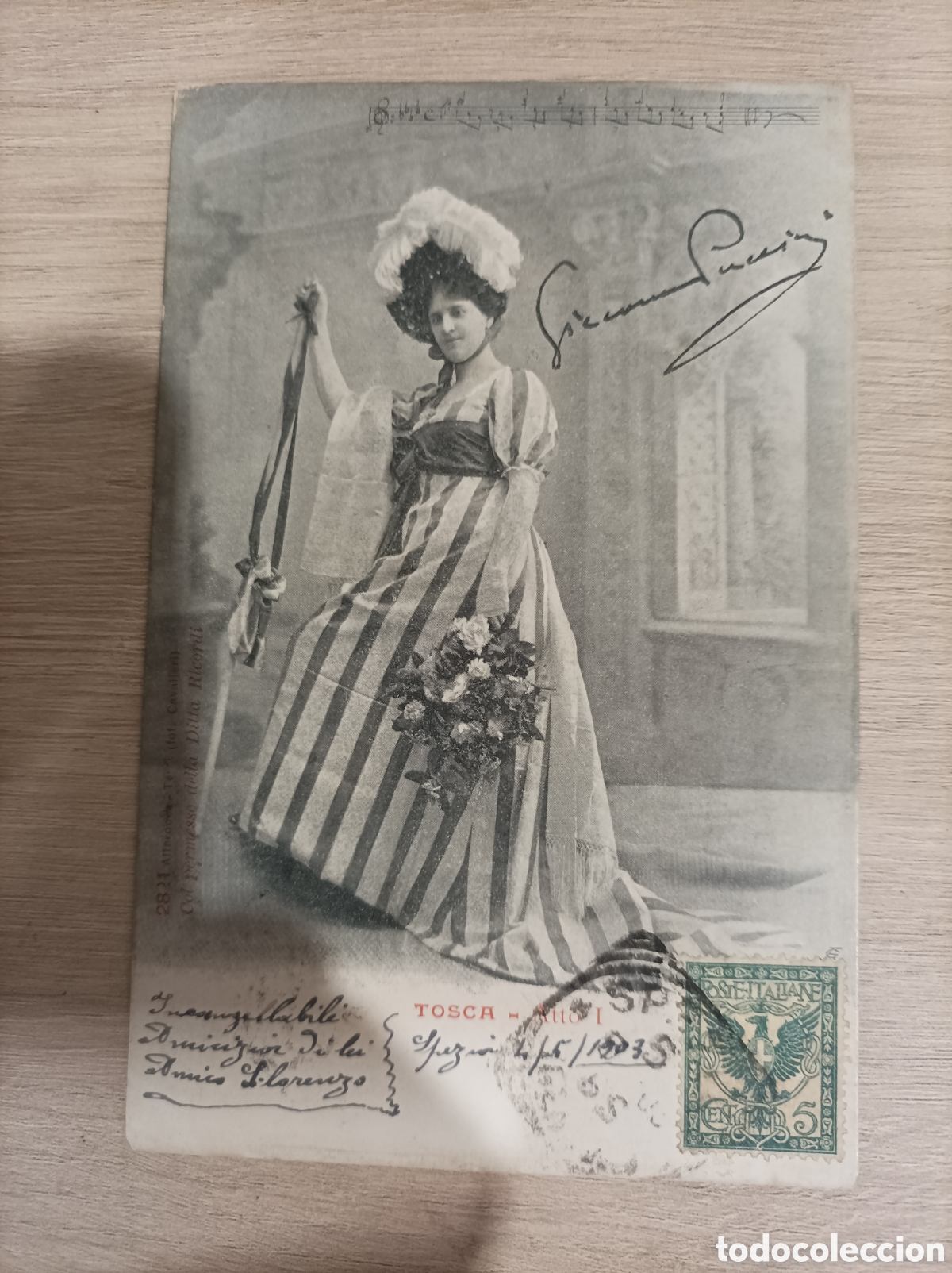 Postales: Tosca (&oacute;pera)_Alterocca Terni 2821-2823, 2825 y 2826 - Foto 4