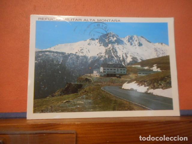 Cartoline: BONITA POSTAL CIRCULADA. REFUGIO MILITAR ALTA MONTA&Ntilde;A