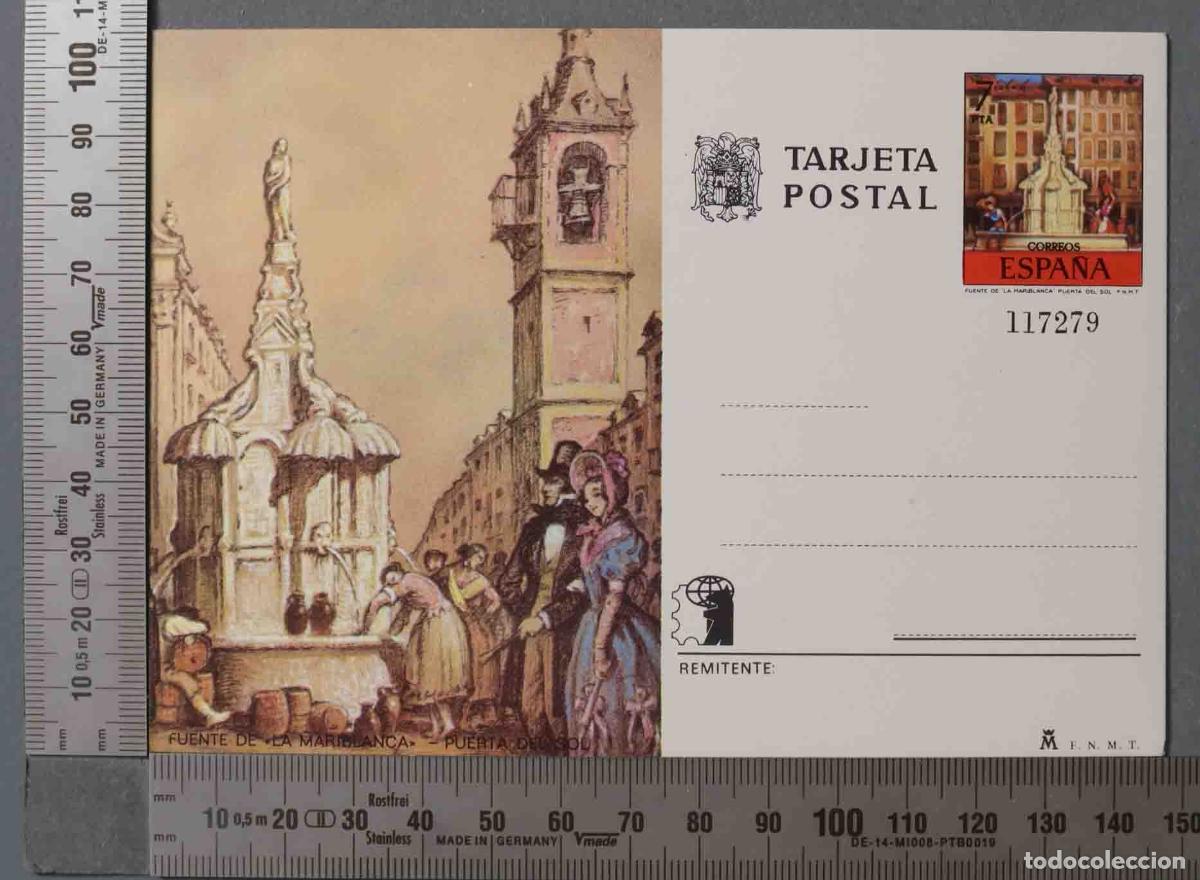 Postales: TARJETA ENTERO POSTAL PUERTA DEL SOL - Foto 1