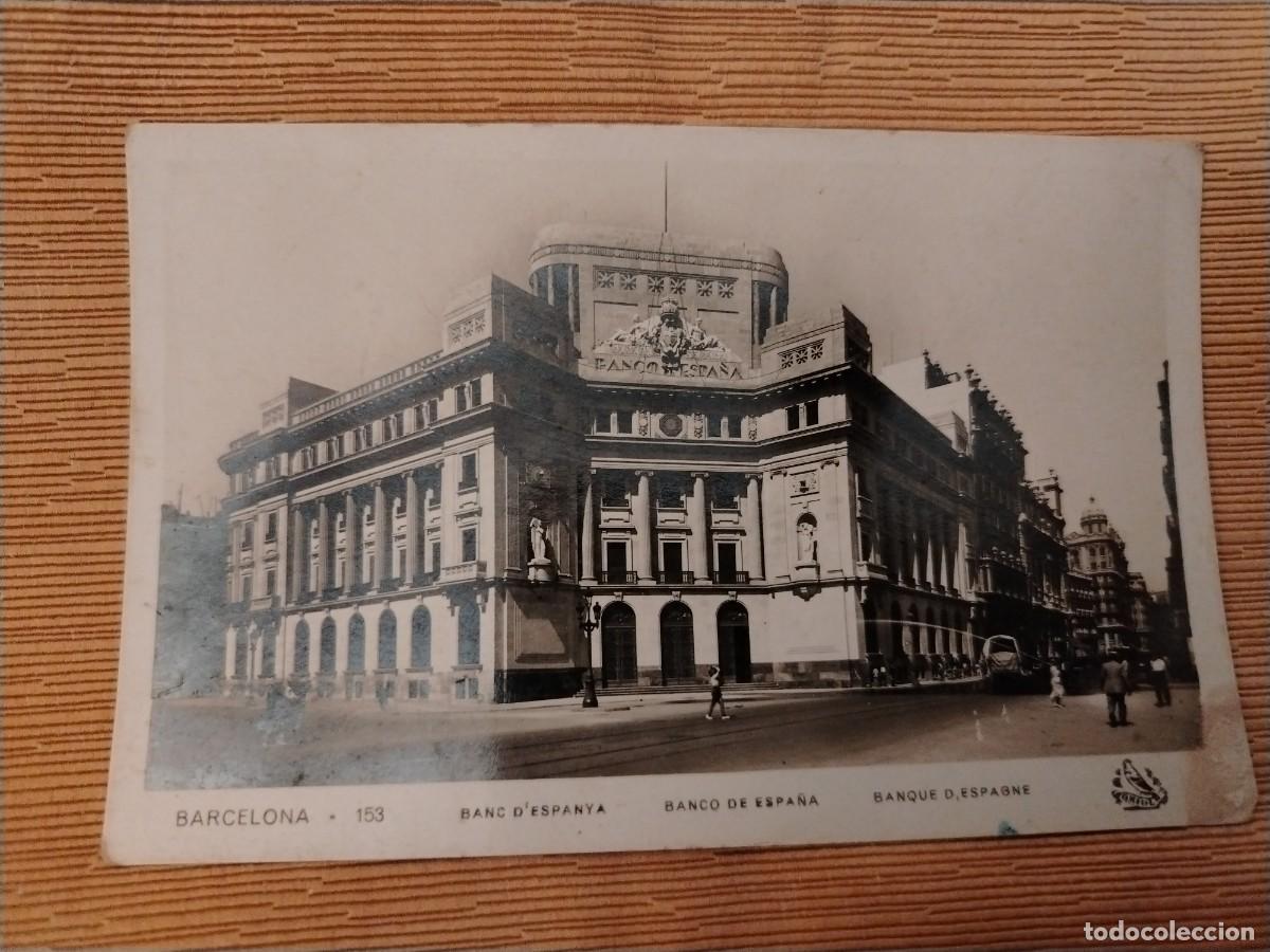 Postales: Postal Barcelona, banco de Espa&ntilde;a - Foto 1