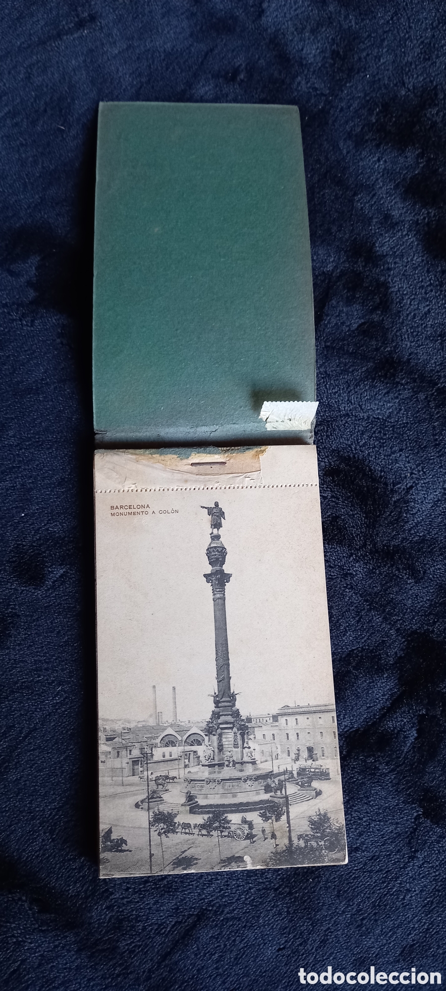 Postales: ANTIGUO BLOC O BLOCK DE POSTALES BARCELONA - Foto 5