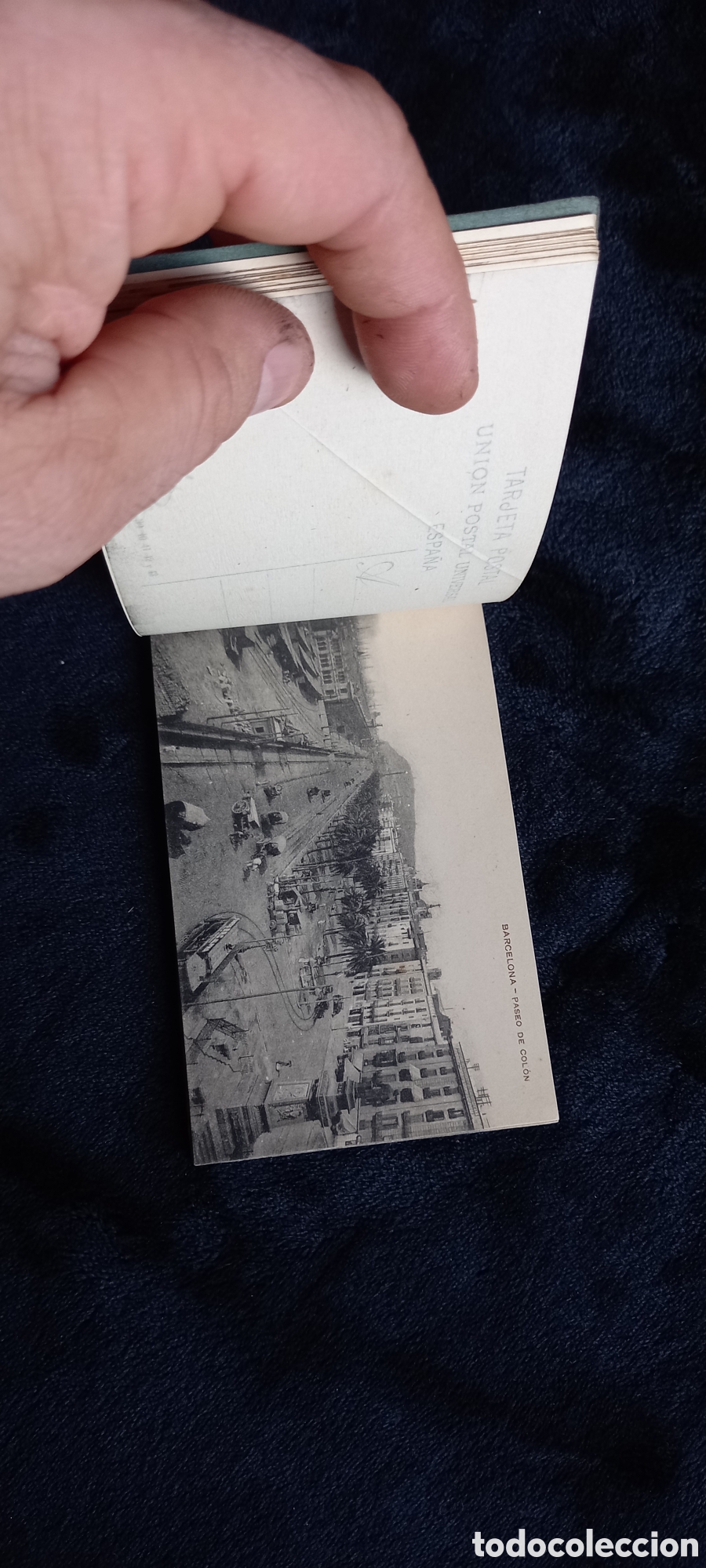 Postales: ANTIGUO BLOC O BLOCK DE POSTALES BARCELONA - Foto 11