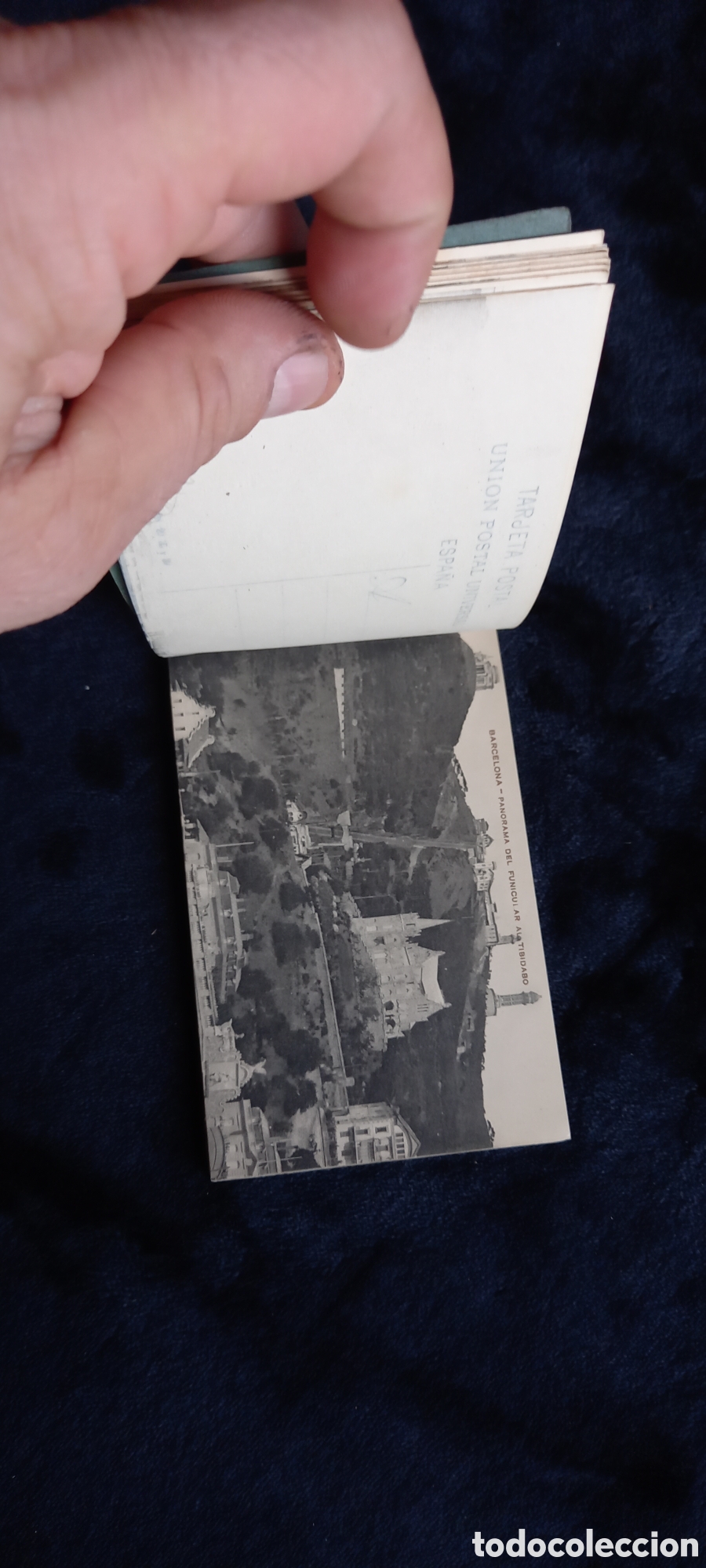Postales: ANTIGUO BLOC O BLOCK DE POSTALES BARCELONA - Foto 12