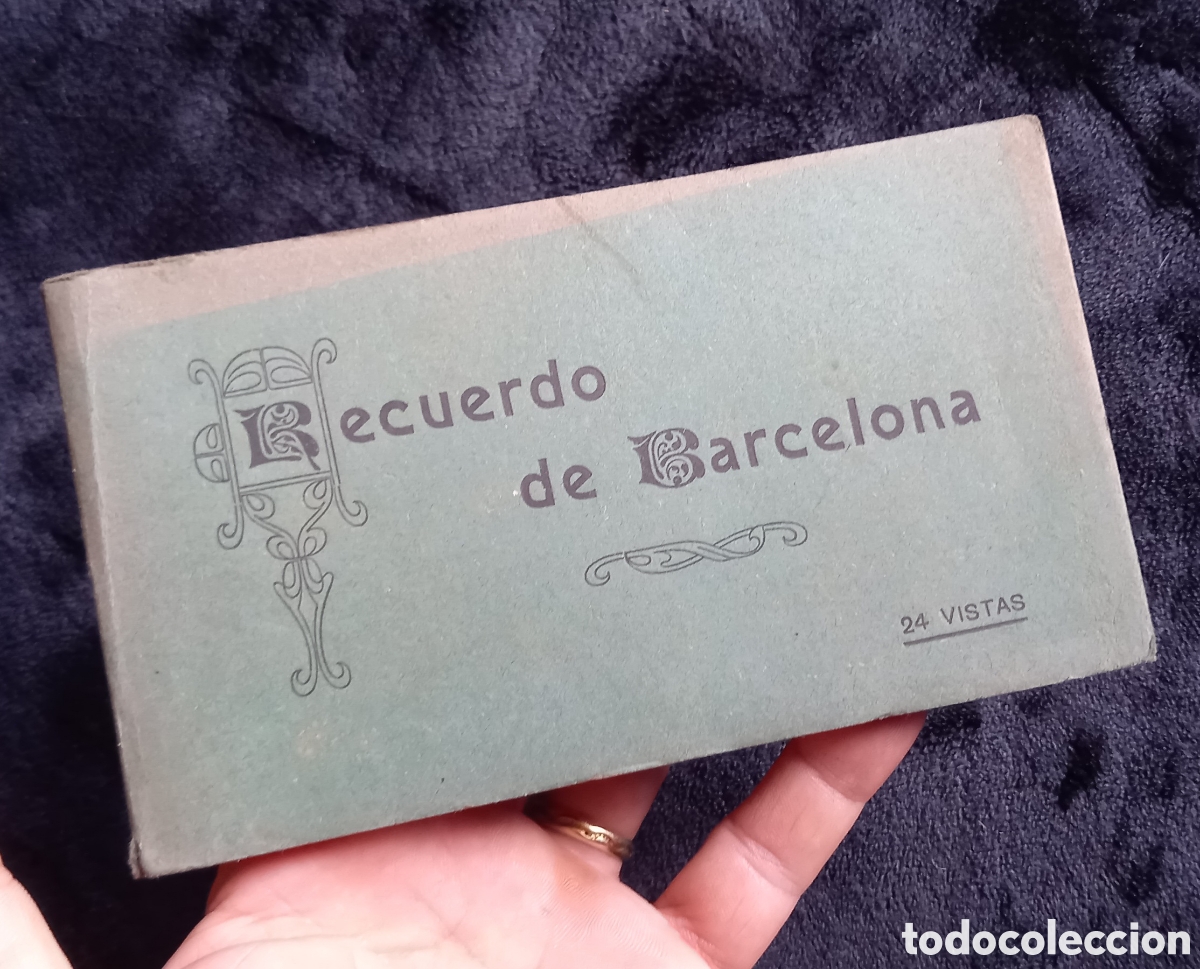 Postales: ANTIGUO BLOC O BLOCK DE POSTALES BARCELONA - Foto 30