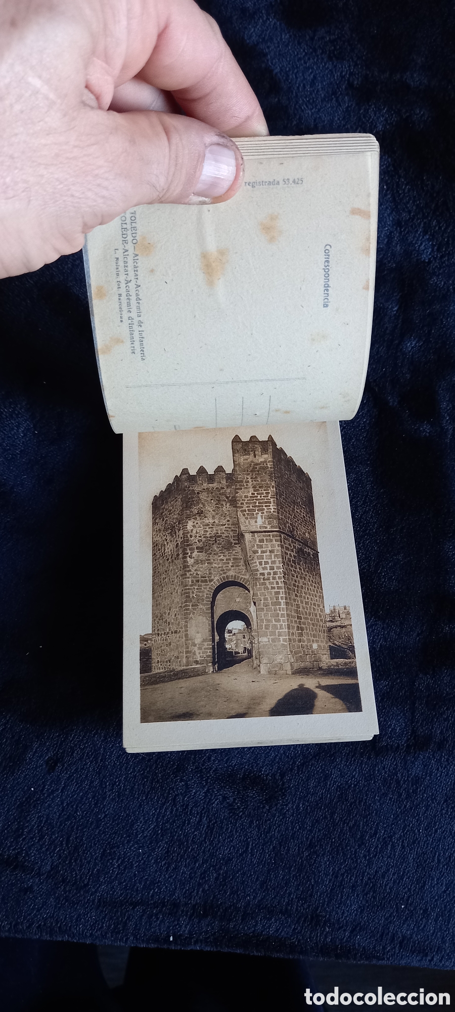 Postales: ANTIGUO BLOC O BLOCK DE POSTALES TOLEDO - Foto 8