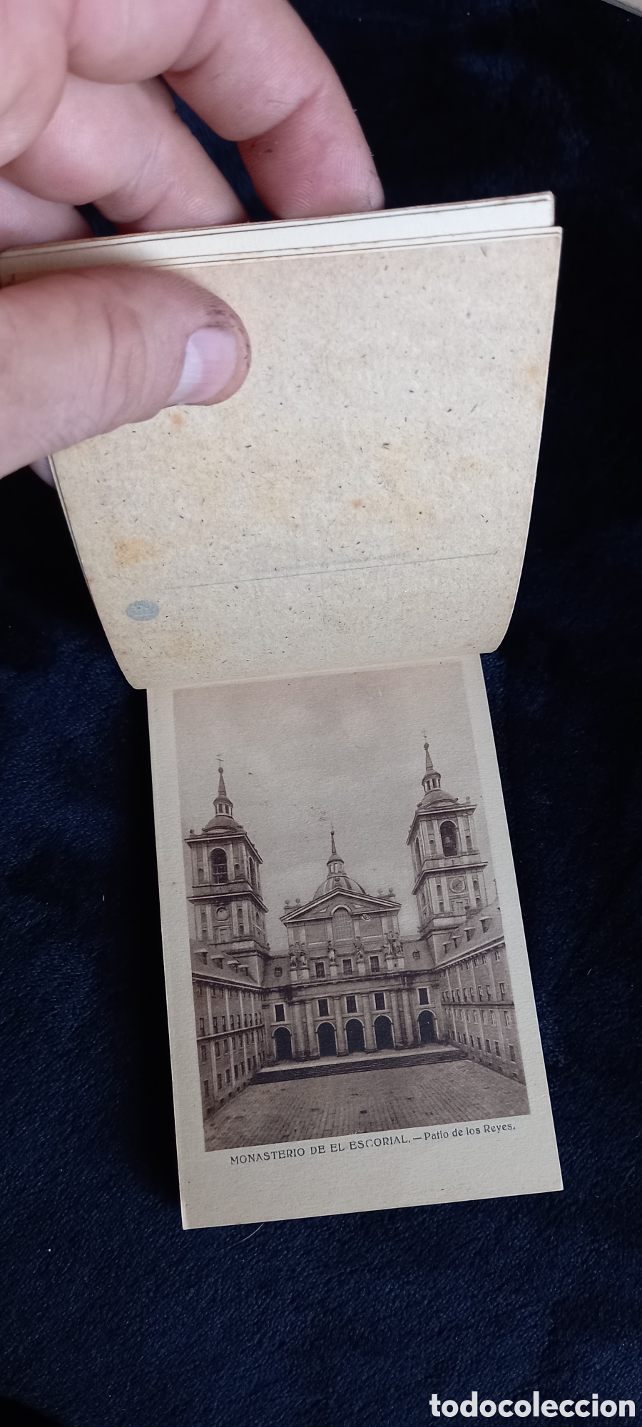 Postales: ANTIGUO BLOC O BLOCK DE POSTALES MONASTERIO DEL ESCORIAL - Foto 9