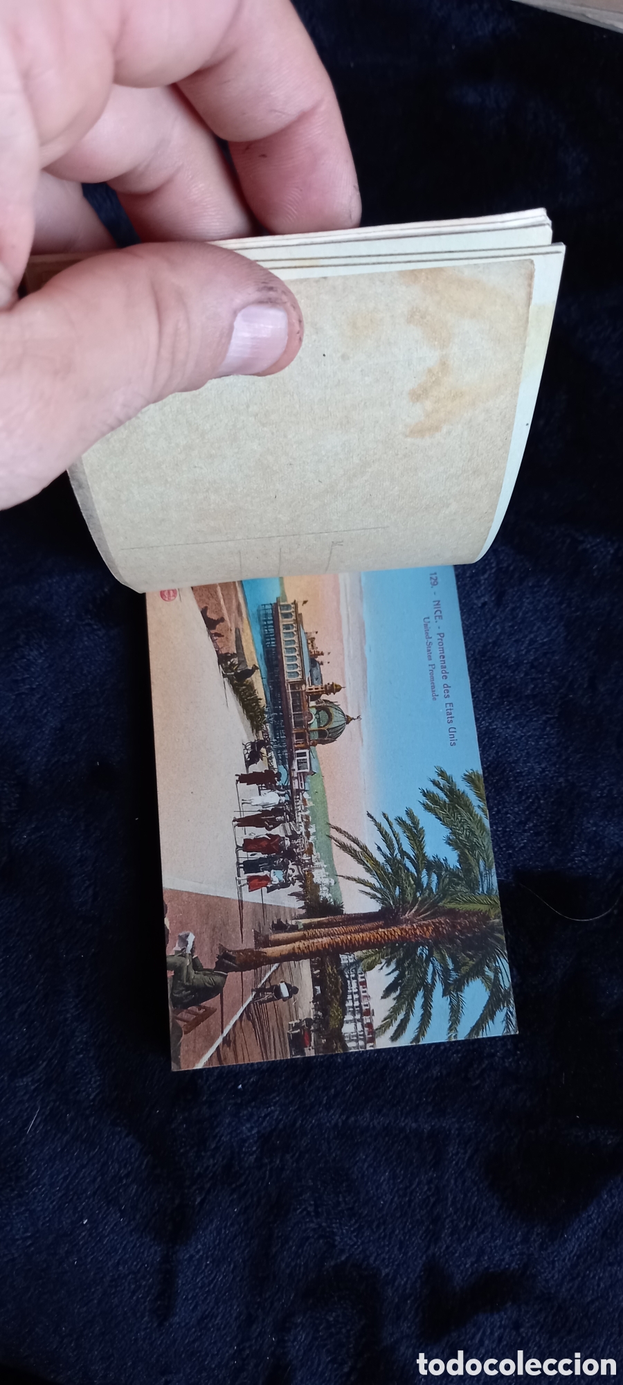 Postales: ANTIGUO BLOC O BLOCK DE POSTALES COTE D AZUR - Foto 7