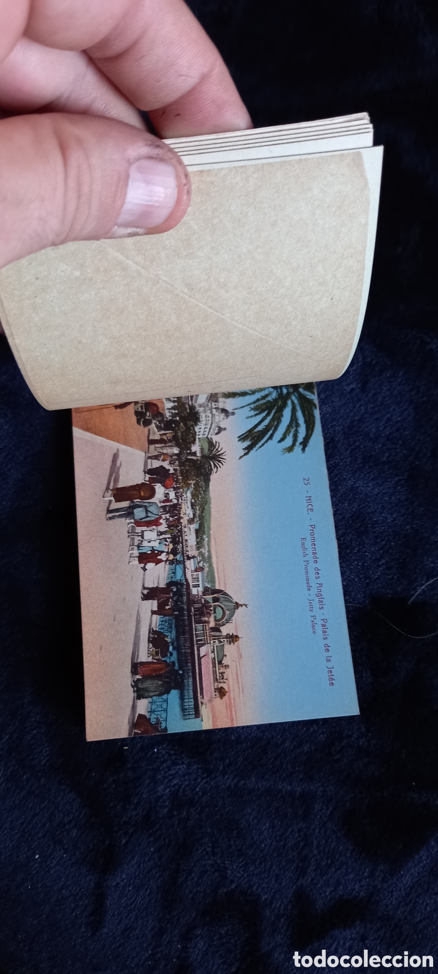 Postales: ANTIGUO BLOC O BLOCK DE POSTALES COTE D AZUR - Foto 9