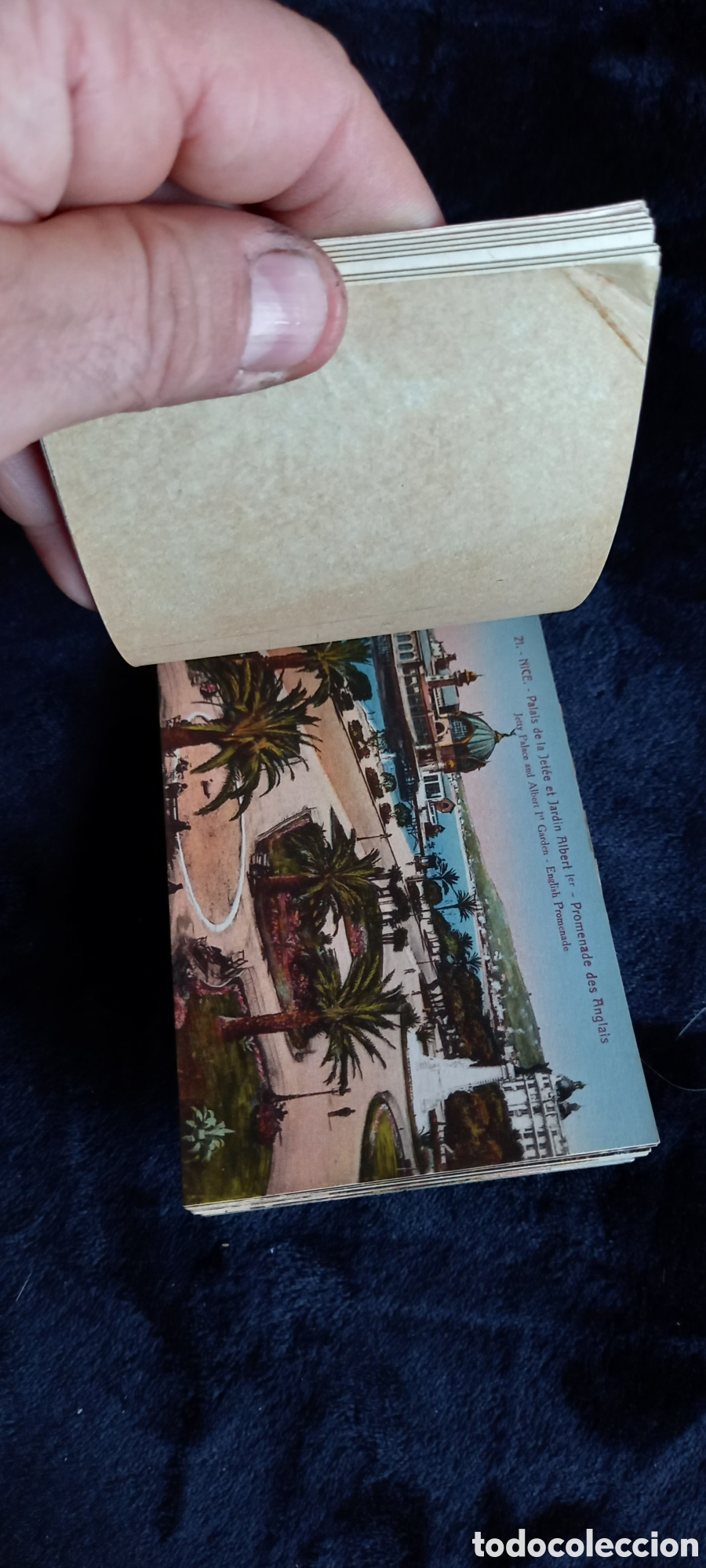 Postales: ANTIGUO BLOC O BLOCK DE POSTALES COTE D AZUR - Foto 10