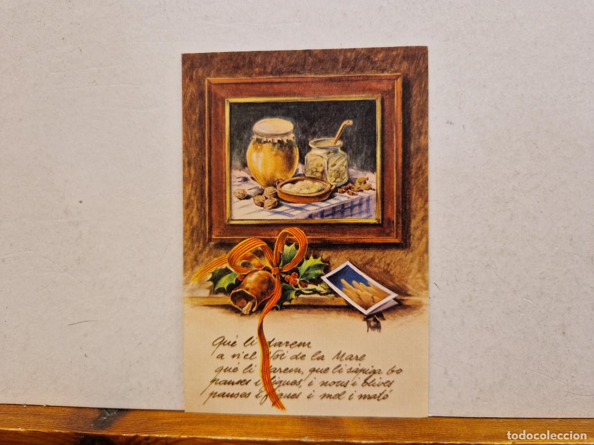 Cartoline: BONITA POSTAL CIRCULADA DE NAVIDAD. DIPTICO.