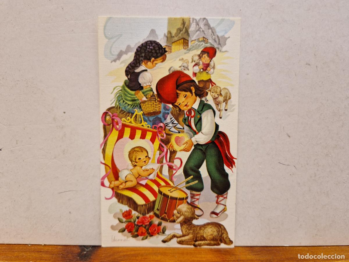 Cartoline: BONITA POSTAL CIRCULADA DE NAVIDAD.