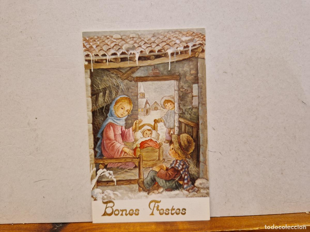 Cartoline: BONITA POSTAL CIRCULADA DE NAVIDAD.
