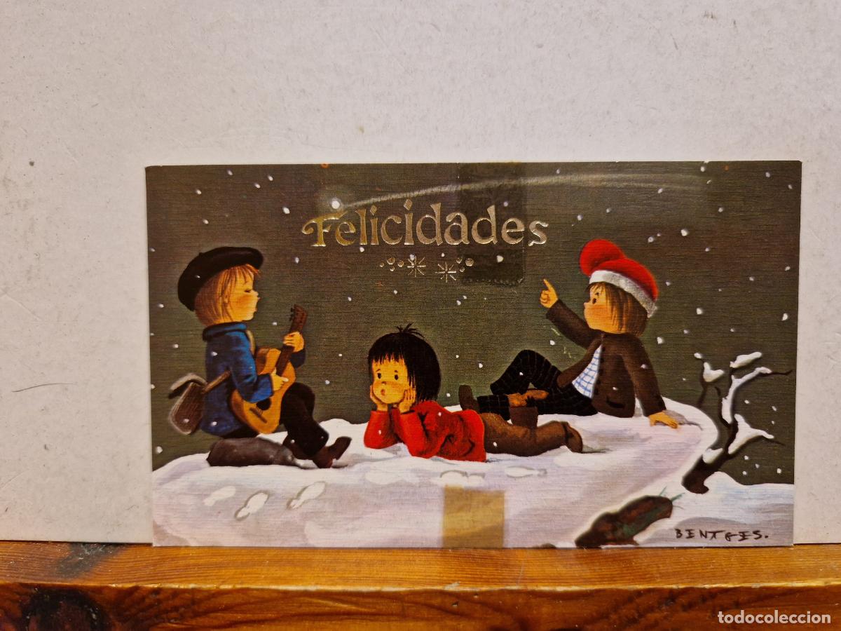 Cartoline: BONITA POSTAL CIRCULADA DE NAVIDAD.