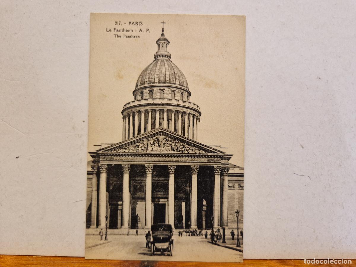 Postales: BONITA POSTAL CIRCULADA. LE PANTH&Eacute;ON, PARIS - Foto 1