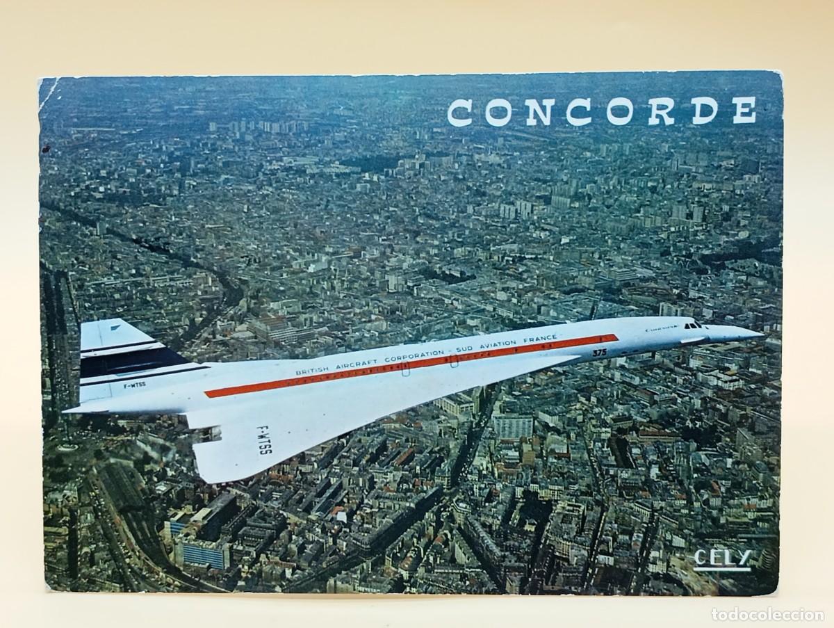 Postales: POSTAL AVION SUPERSONICO CONCORDE - Foto 1