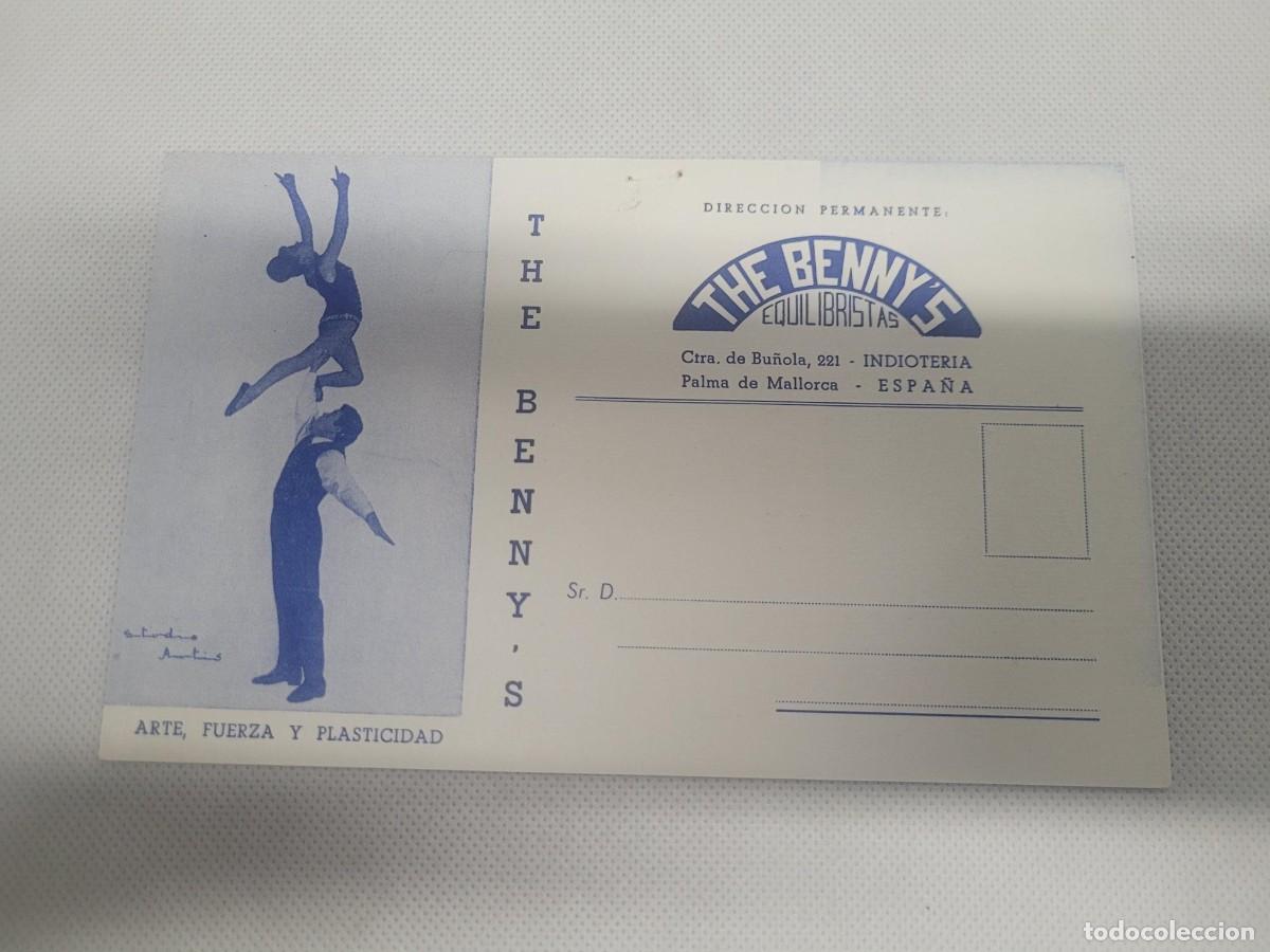 Postales: POSTAL THE BENNYS EQUILIBRISTAS A&Ntilde;O 1970 - Foto 1