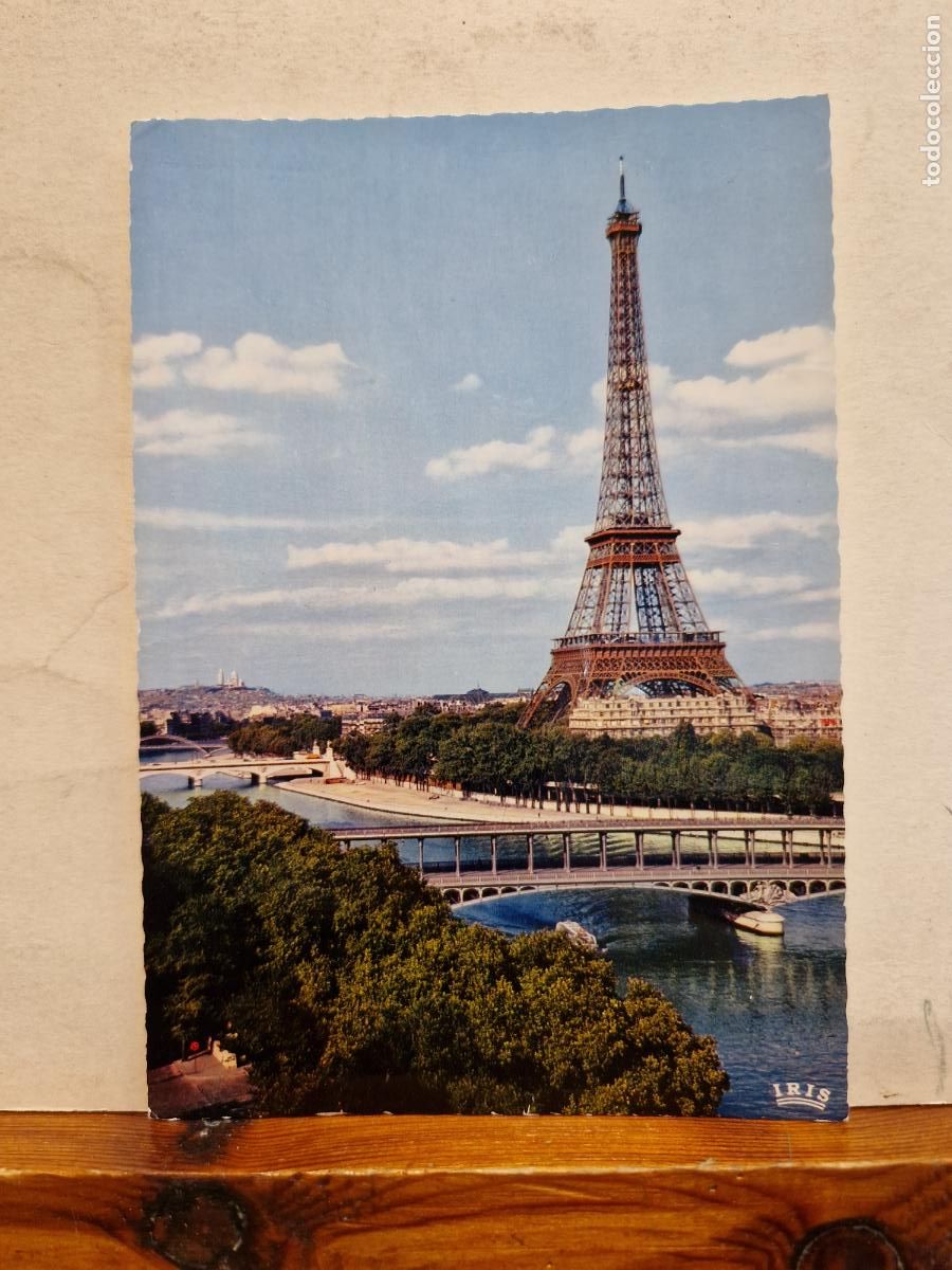 Postales: BONITA POSTAL CIRCULADA. PARIS. LA TOUR EIFFEL - Foto 1