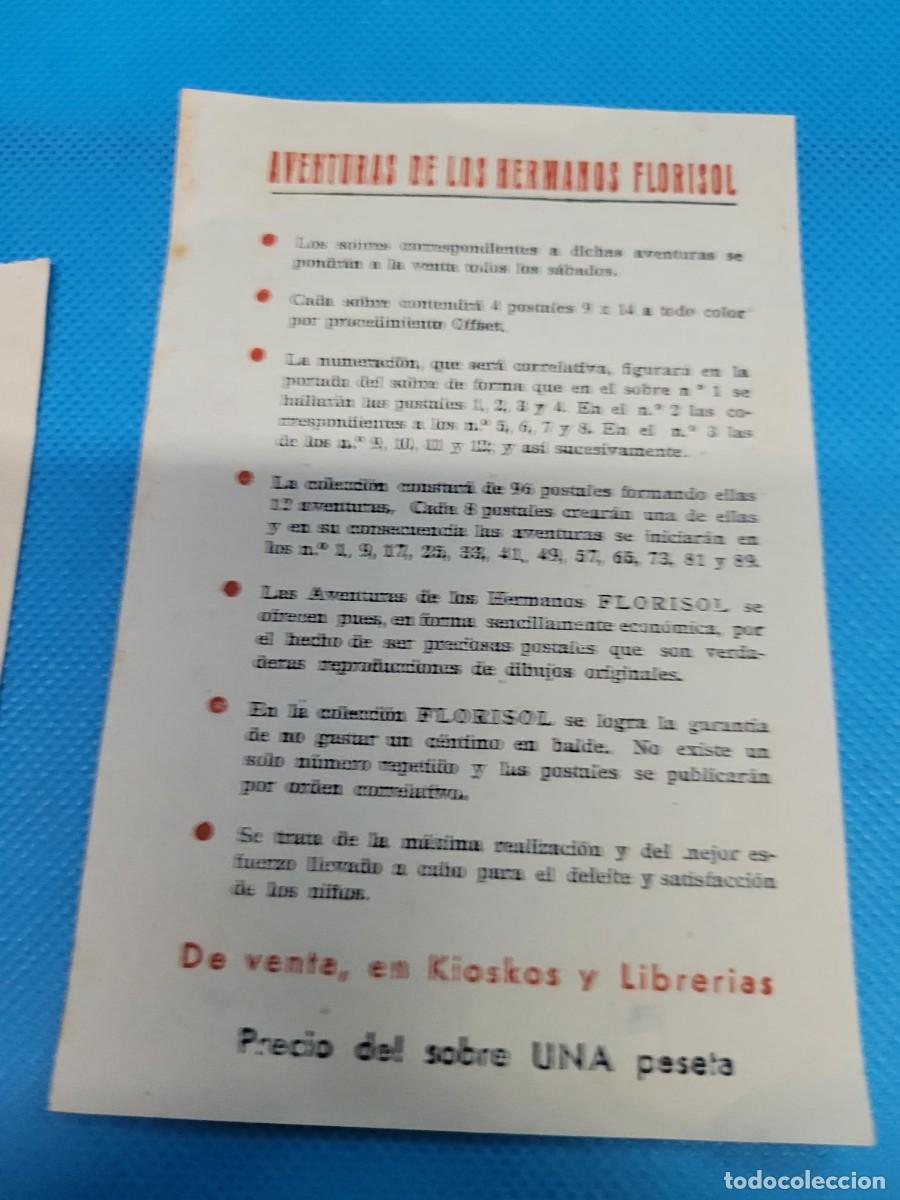 Postales: INSTRUCCIONES POSTALES DE LOS HERMANOS FORISTOL - Foto 2