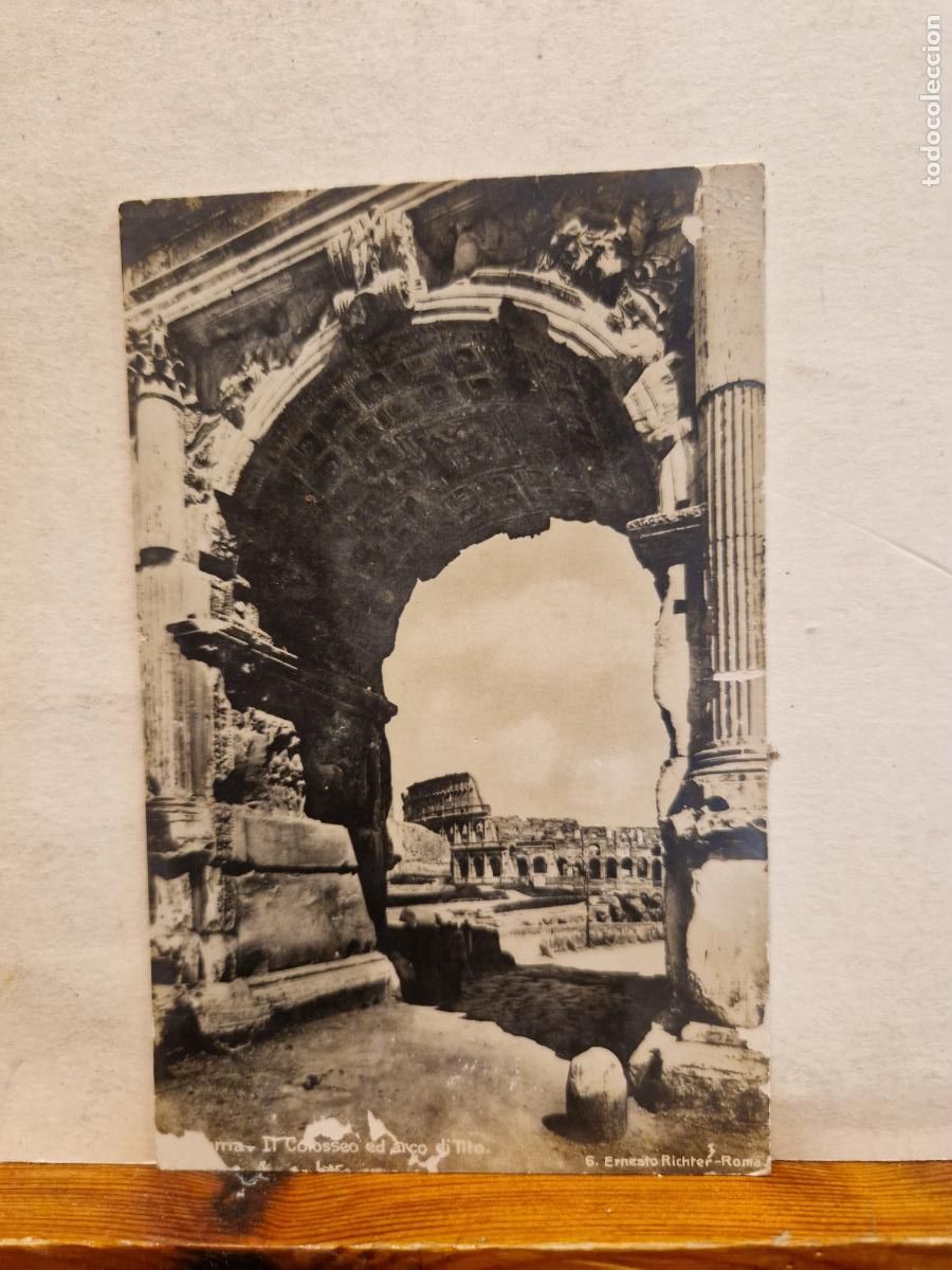 Postkarten: BONITA POSTAL CIRCULADA. COROSSED ED ARCO DI TITO