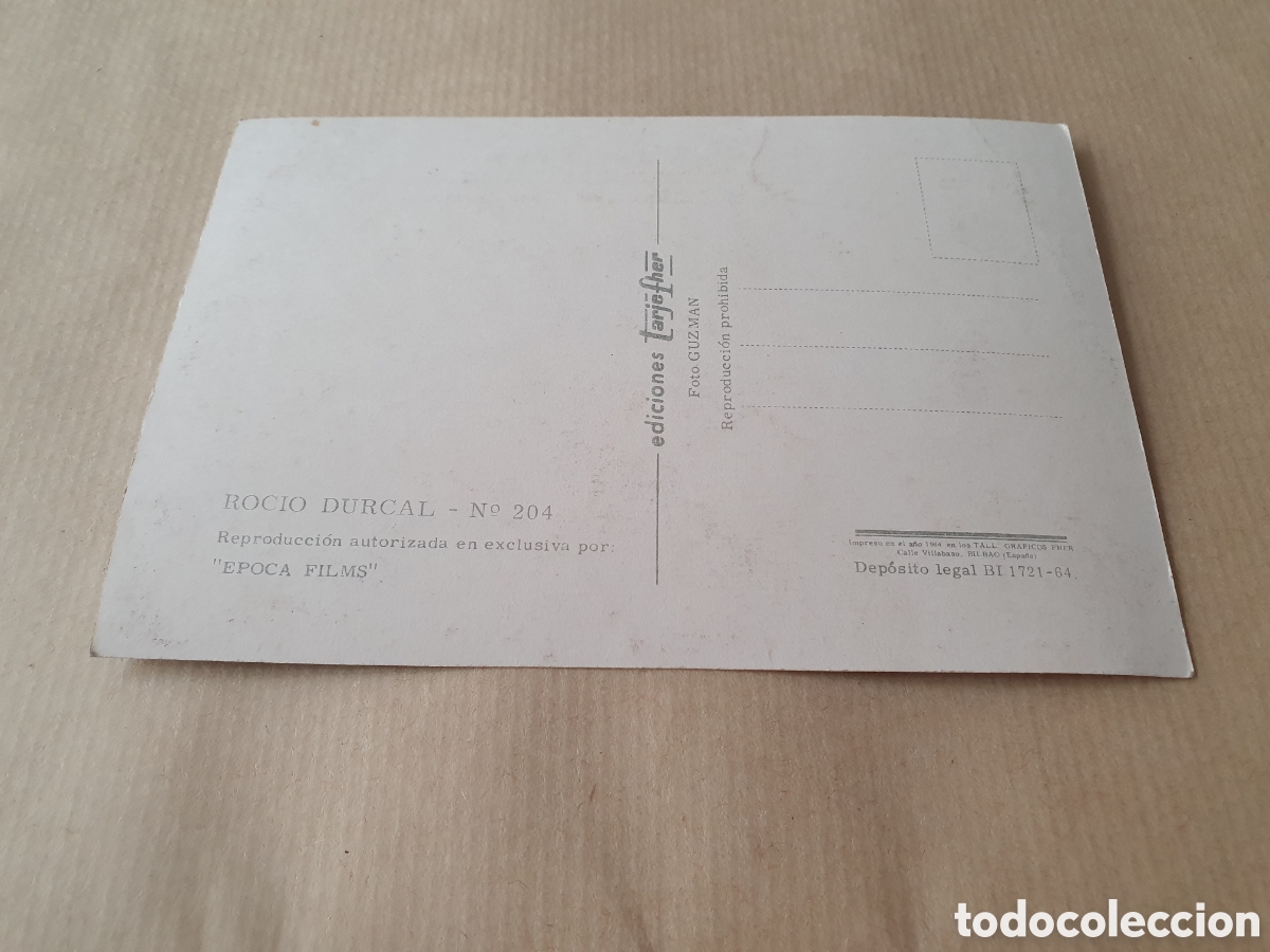 Postales: Ediciones Tarjefher. Roc&iacute;o Durcal. (L8) - Foto 2