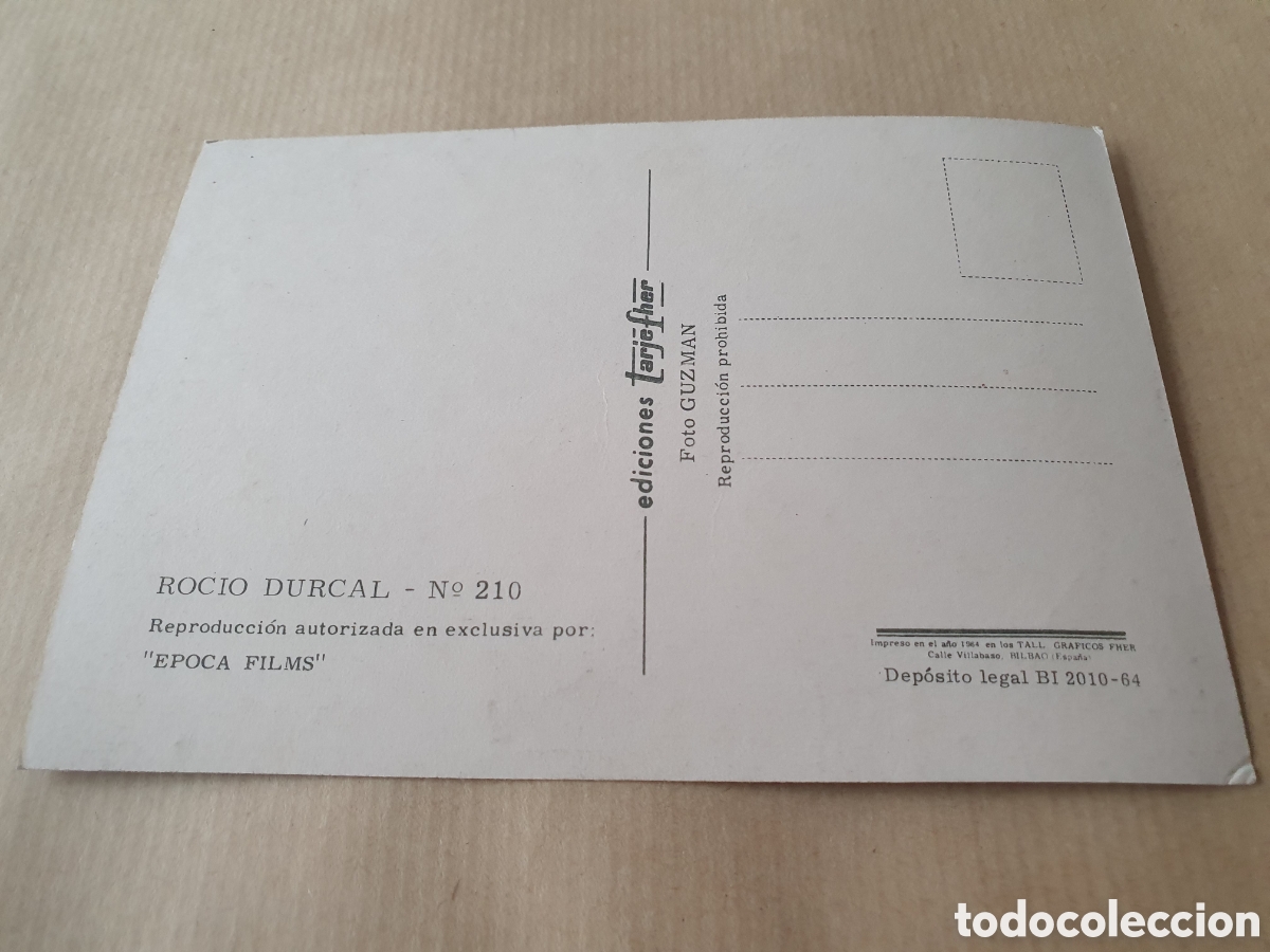 Postales: Ediciones Tarjefher. Roc&iacute;o Durcal. (L8) - Foto 2