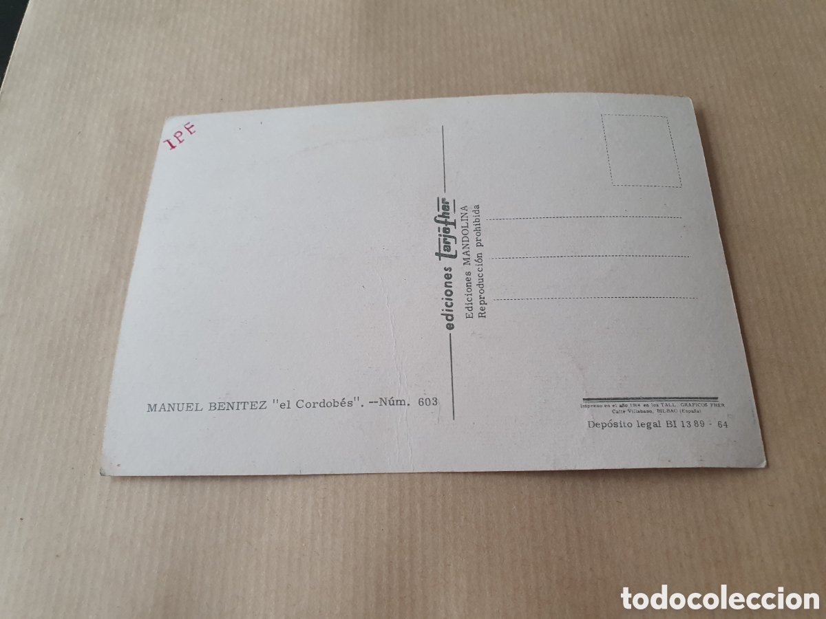 Postales: Ediciones Tarjefher. Manuel Ben&iacute;tez. (L8) - Foto 2