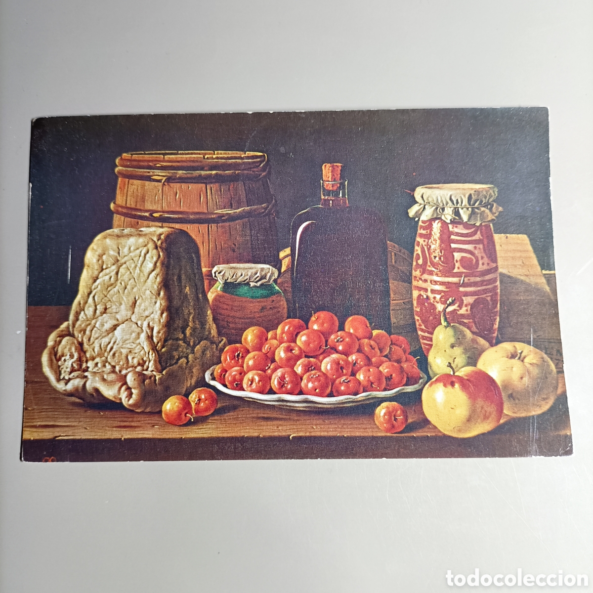 Postales: POSTAL NO CIRCULADA. №909 MUSEO DEL PRADO. BIDEGON. PLATO FE CEREZAS Y QUESO