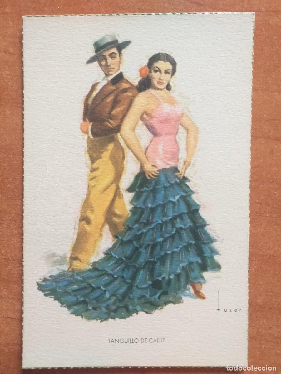 Postales: POSTAL FOLKLORE ESPA&Ntilde;OL - TANGILLO DE CADIZ - Foto 1