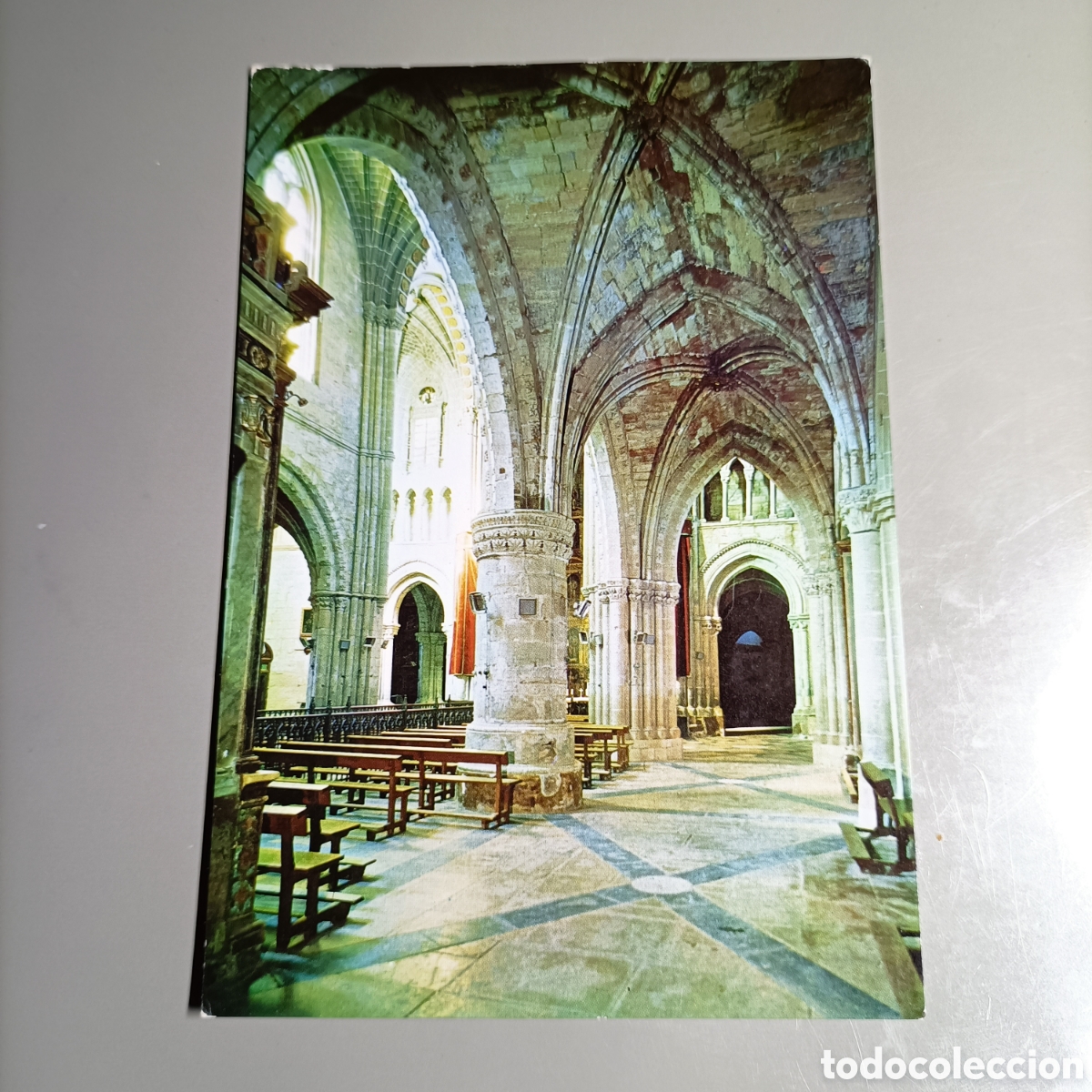 Postales: POSTAL CIRCULADA. №12 TARAZONA. INTERIOR DE LA CATEDRAL - Foto 1