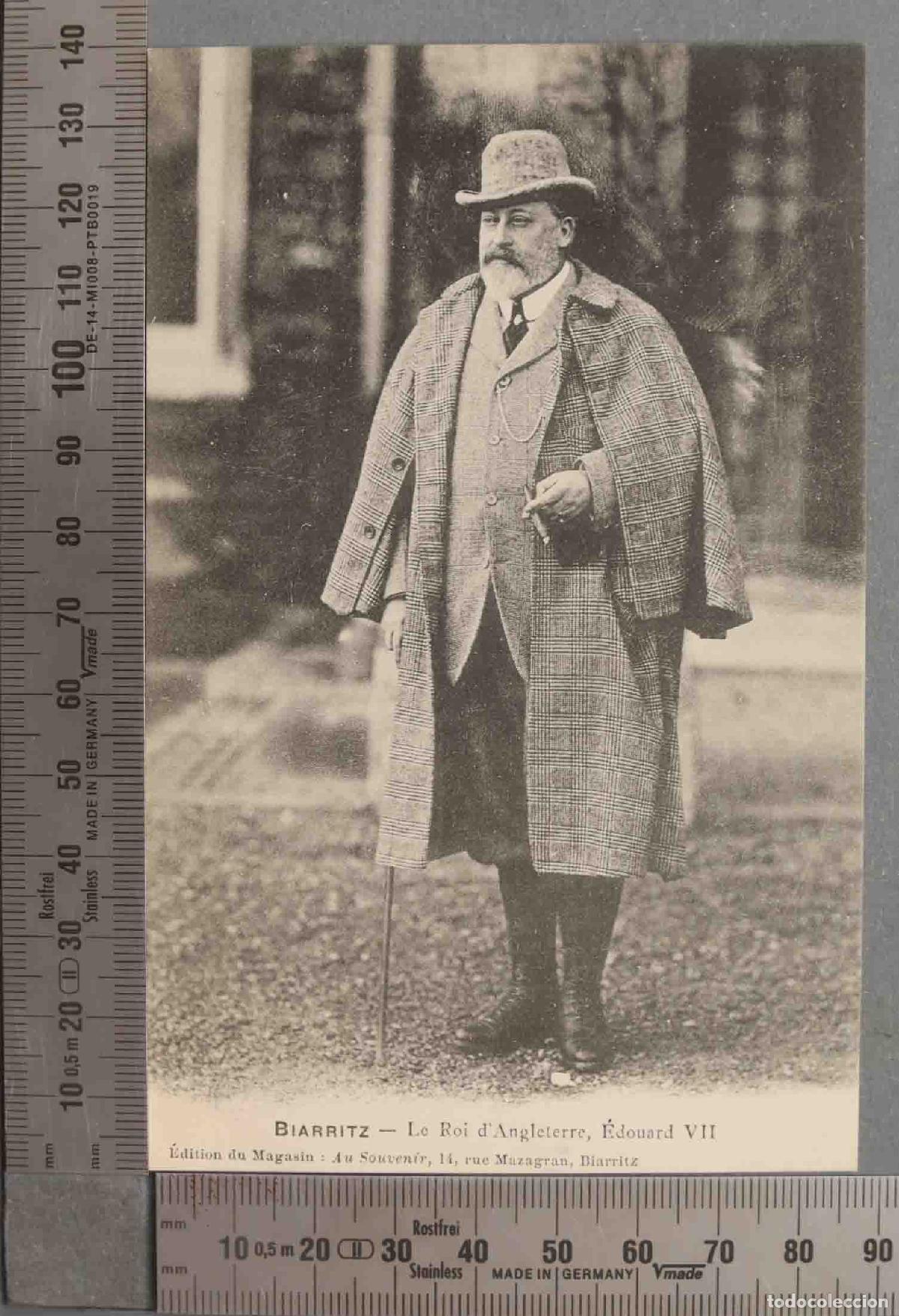 Postales: POSTAL. LE ROI D&acute;ANGLETERRE EDOUARD VII. BIARRITZ - Foto 1