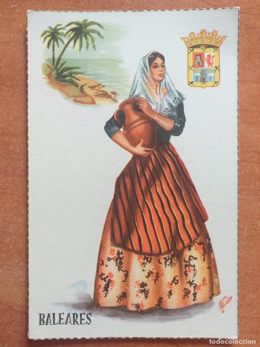 Postales: POSTAL DE BALEARES - TRAJE T&Iacute;PICO - Foto 1