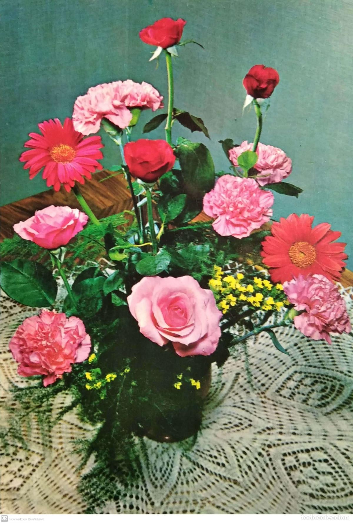 Postales: Ramo de flores variadas. 1089/1 Postales Vikingo. Usada. Color