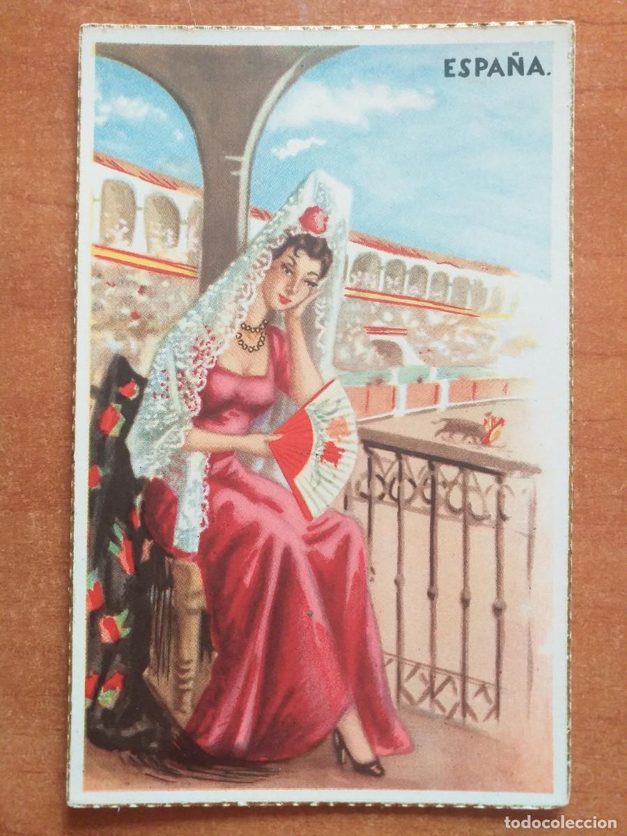 Postales: POSTAL EN PLAZA DE TOROS Y TRAJE T&Iacute;PICO - Foto 1