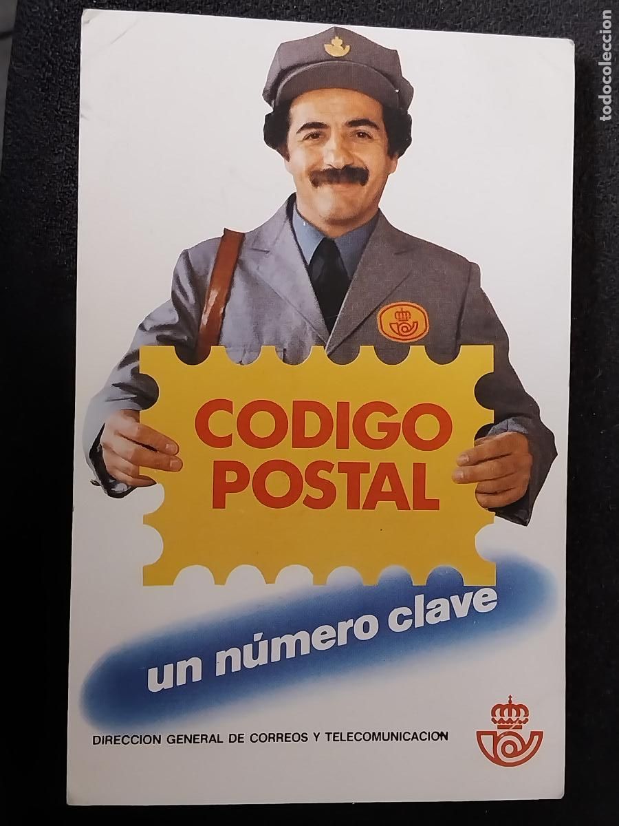 C&Oacute;DIGO POSTAL POSTAL PUBLICITARIA CORREOS 1984
