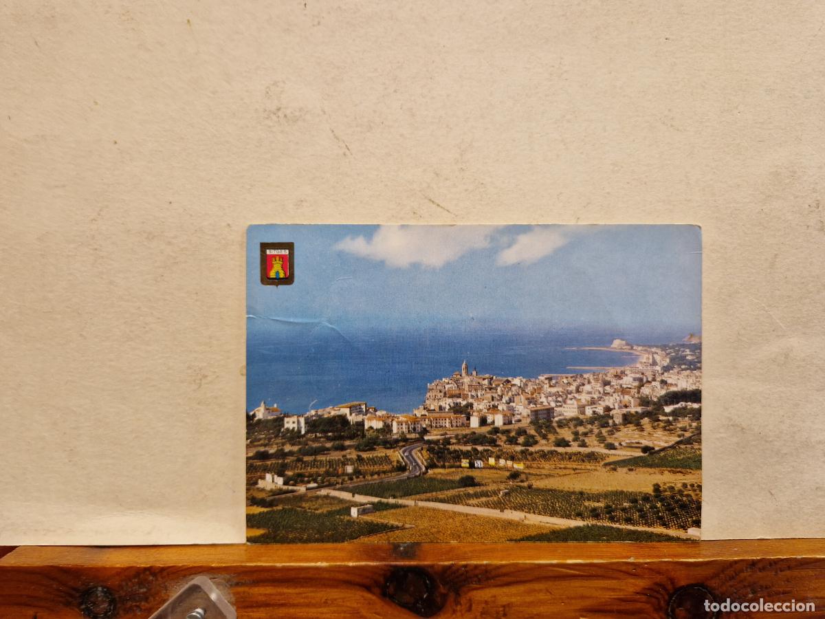 Postales: BONITA POSTAL CIRCULADA. SITGES. PLAYA DE ORO - Foto 1