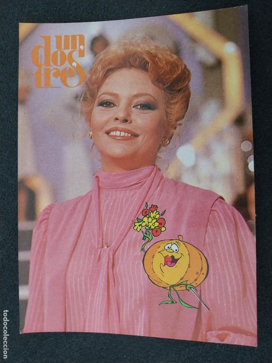 Postales: CROPAN TVE UN DOS TRES TARJETA POSTAL DEL PROGRAMA MAYRA KEMP RUPERTA ** 13,5 X 10 CM A&Ntilde;OS 80