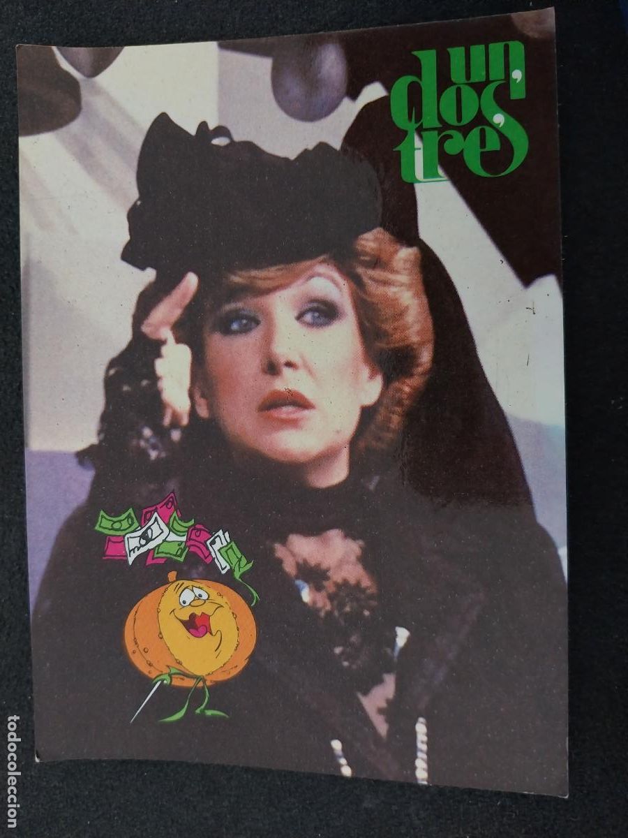 Postales: CROPAN TVE UN DOS TRES TARJETA POSTAL DEL PROGRAMA SUPER TACA&Ntilde;ONA RUPERTA ** 13,5 X 10 CM A&Ntilde;OS 80